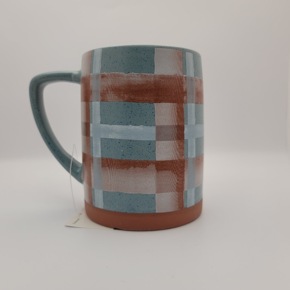 Autumn Plaid Ceramic 18oz. Coffee Tea Mug - Picture 6 of 10